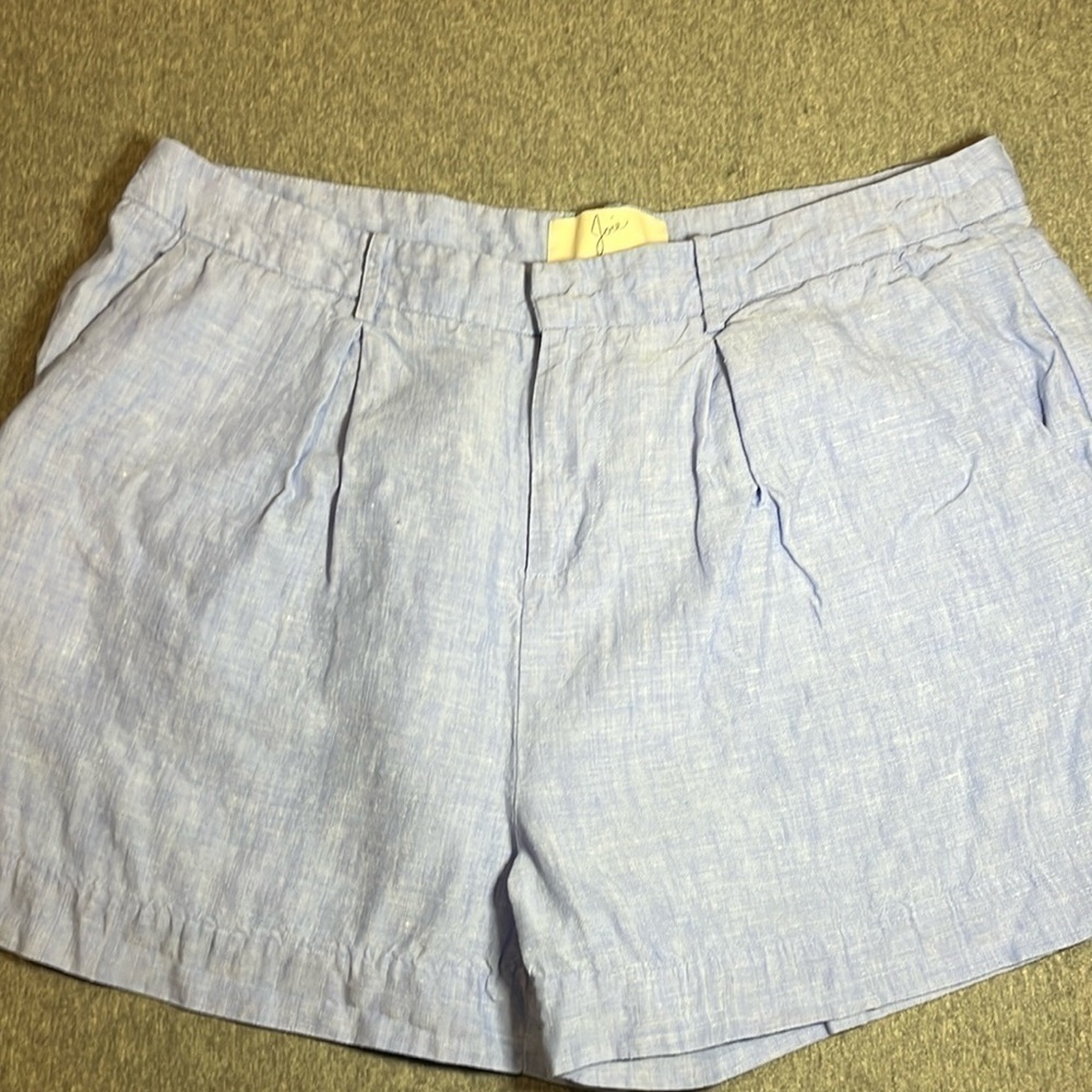 Joie 100% linen shorts, size 12.